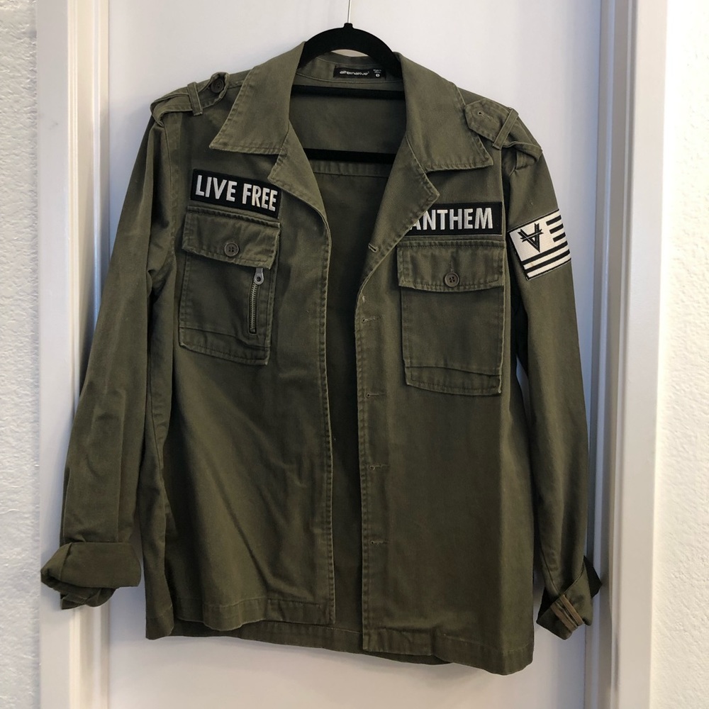 Vintage Green Utility Jacket